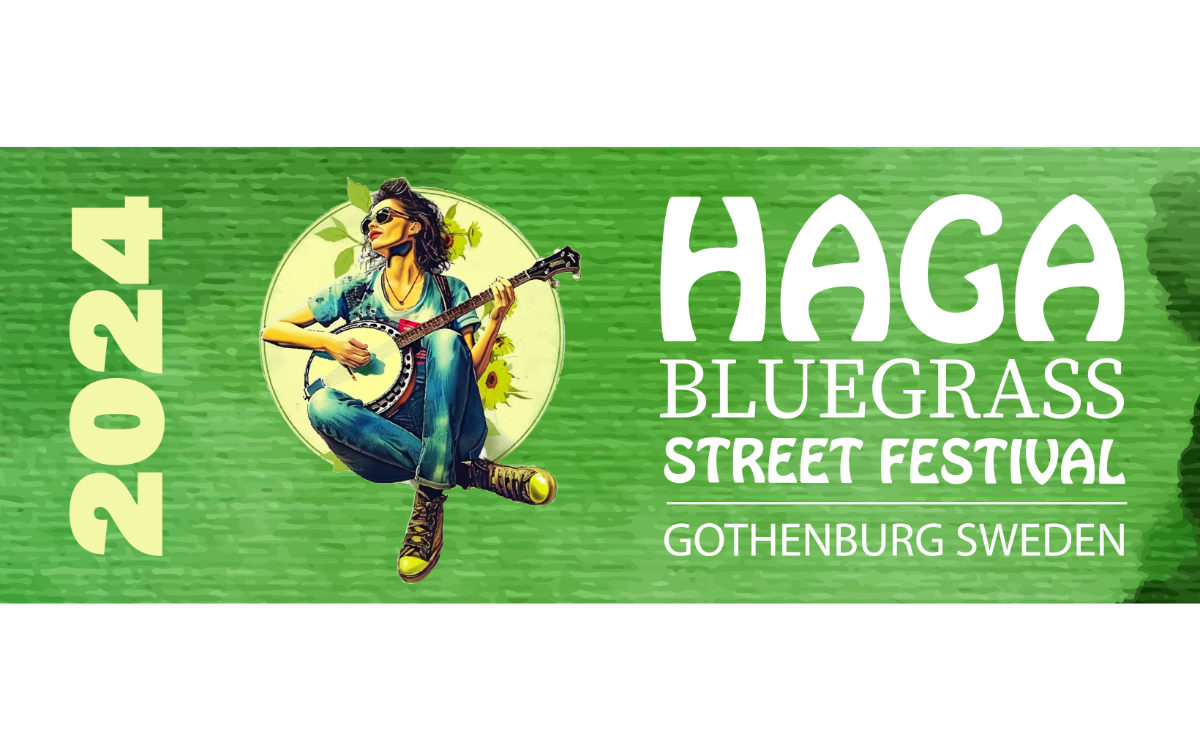 Haga Bluegrass Street Festival 25 maj kl. 12.00-17.00. Musik, mat och glädje.
