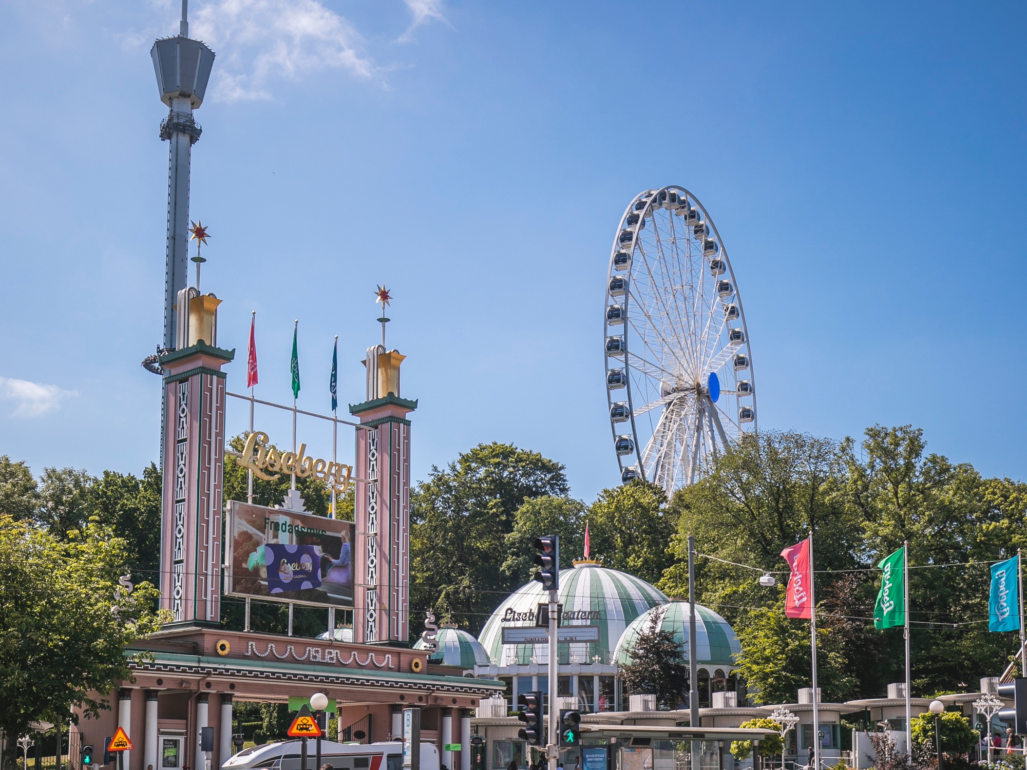 The entrance to Liseberg.